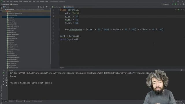 PYTHON Eğitimi 26 - Class ve OOP (Object Oriented Programming) смотреть онлайн
