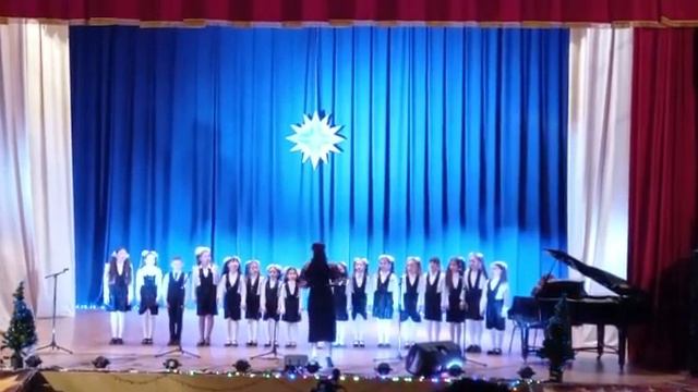 "Небесная скрипка"А.Плешак. Младший хор "Рассвет" смотреть онлайн