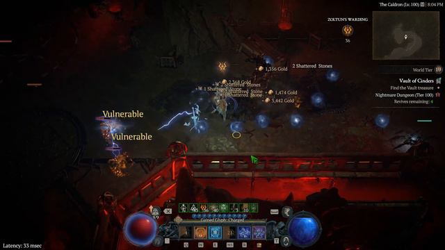 Diablo 4 - Chain Lightning Sorcerer Vault Tier 100 Clear [Season 3] смотреть онлайн