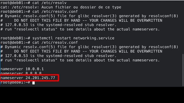 Changer le serveur DNS utilisé dans debian 11 смотреть онлайн