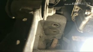 Снятие поддона на Мерседесе ML 163 3.7л