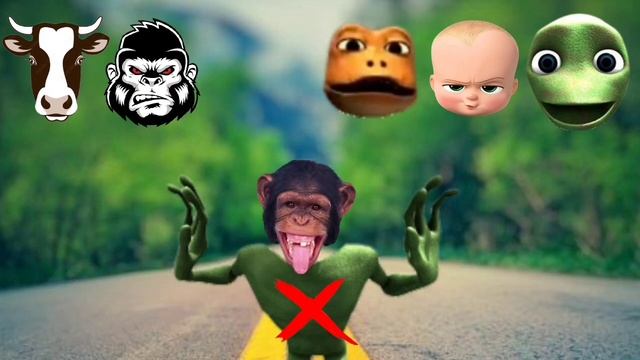 Wrong Heads PATILA Alien Green And DAME TU COSITA El Chombo Dance CHALLENGE Yesil Uzaliy
