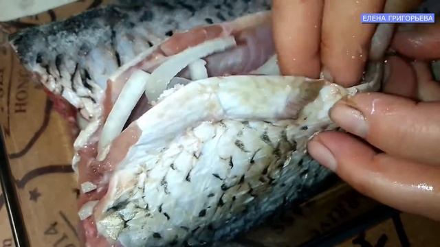 САЗАН С ЛУКОМ В ДУХОВКЕ смотреть онлайн