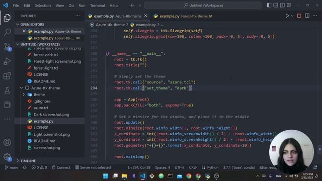 Modern Tkinter GUIs with Themes - Modern Python GUI смотреть онлайн