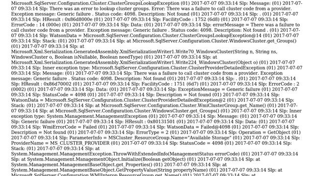 Databases: Failing to apply CU on node in cluster смотреть онлайн