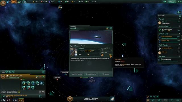 Stellaris: Leviathans Gameplay - Custom Race: Odo-nata Hive Mind - Part 1 смотреть онлайн