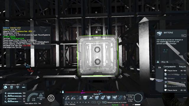 [SPACE ENGINEERS : EXPANSION] Épisode 156 : Blocs de batteries ! En FR et HD смотреть онлайн