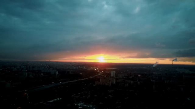 Москва 2020.МКАД.Вид с квадрокоптера.Закат над Москвой.Вид с квадрокоптера. смотреть онлайн