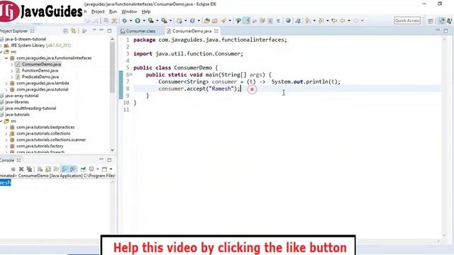 Java 8 Consumer Interface Tutorial with Examples | Lambda Expression смотреть онлайн