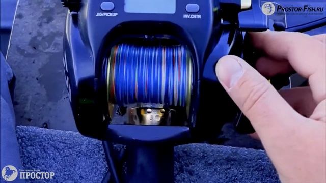 Рыбалка на Баренцевом море. Электрокатушка DAIWA TANACOM 750 в работе. смотреть онлайн