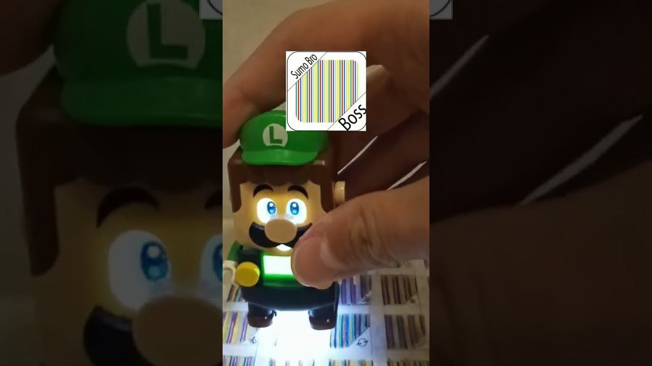 Lego Super Mario by Luigi Thwimp boss barcode draw version check in my catalog! #shorts смотреть онлайн