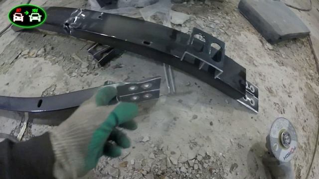 Chevrolet Equinox  USA . Ремонт алюминиевого усилителя .