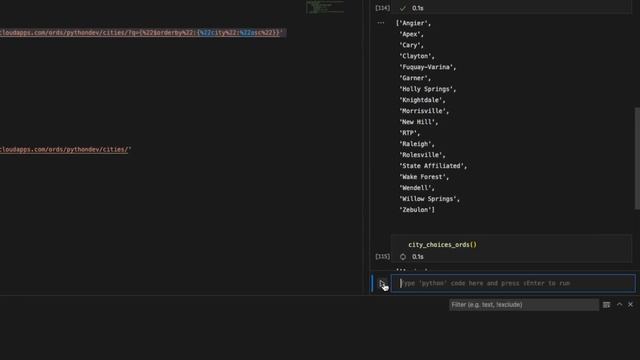 A/B test: Sort a JSON response with python or filtering in queries with my Oracle Database смотреть онлайн