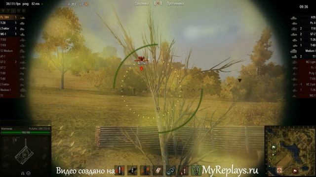 WOT: Малиновка - PzKpfw 38H735 (f) смотреть онлайн