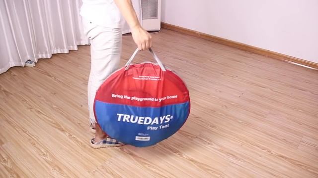 How to take down and fold Truedays Kids Play tent hut Playhouse смотреть онлайн