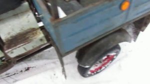 ТМЗ. Мотороллер муравей. Прожиг глушителя на мотороллере Муравей.