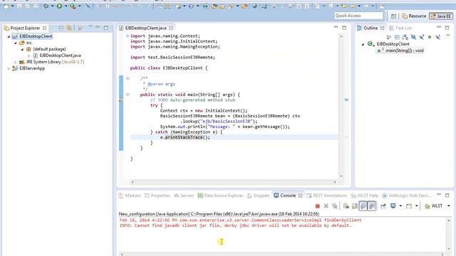 Workshop 18 - Glassfish & Enterprise JavaBeans смотреть онлайн