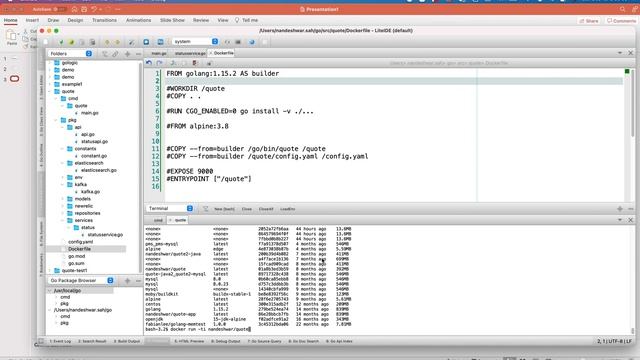 Day 7: Docker and Golang – Create project using Golang And java смотреть онлайн