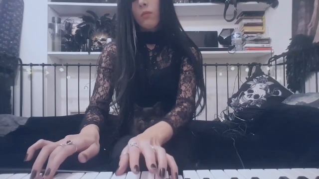 Him- The Funeral of Hearts short piano cover смотреть онлайн