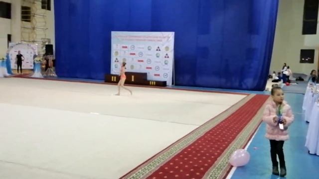 Художественная гимнастика город Атырау Максимова Юлия 9 лет
