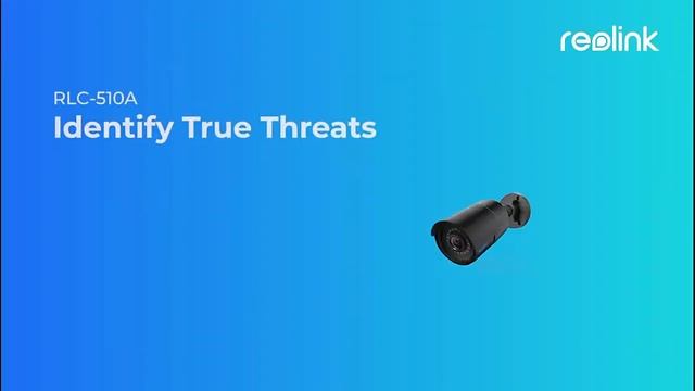 Reolink RLC-510A 5MP PoE IP Camera with Smart Human/Car Detection Outdoor Infrared Night Vision смотреть онлайн