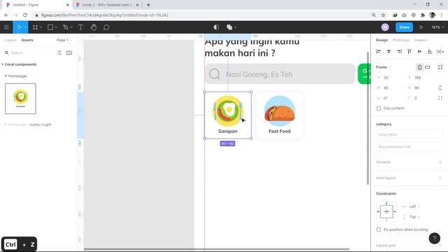 Menguasai FIGMA untuk Pemula + Bikin UI Desain Food Delivery смотреть онлайн