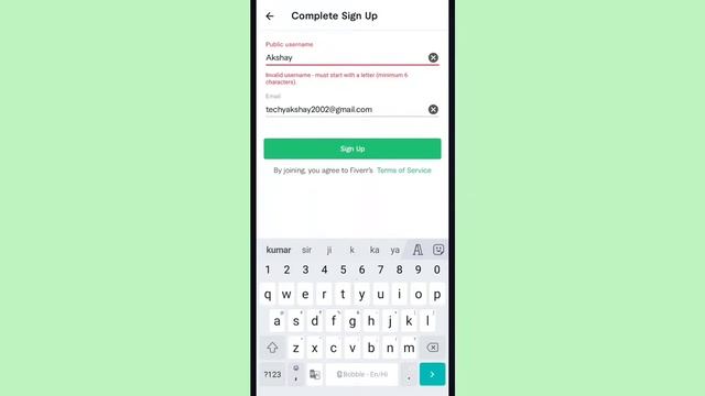 Fix Invalid Username Must Start With A Later (Minimum 6 Character) Sign Up Problem Solve смотреть онлайн