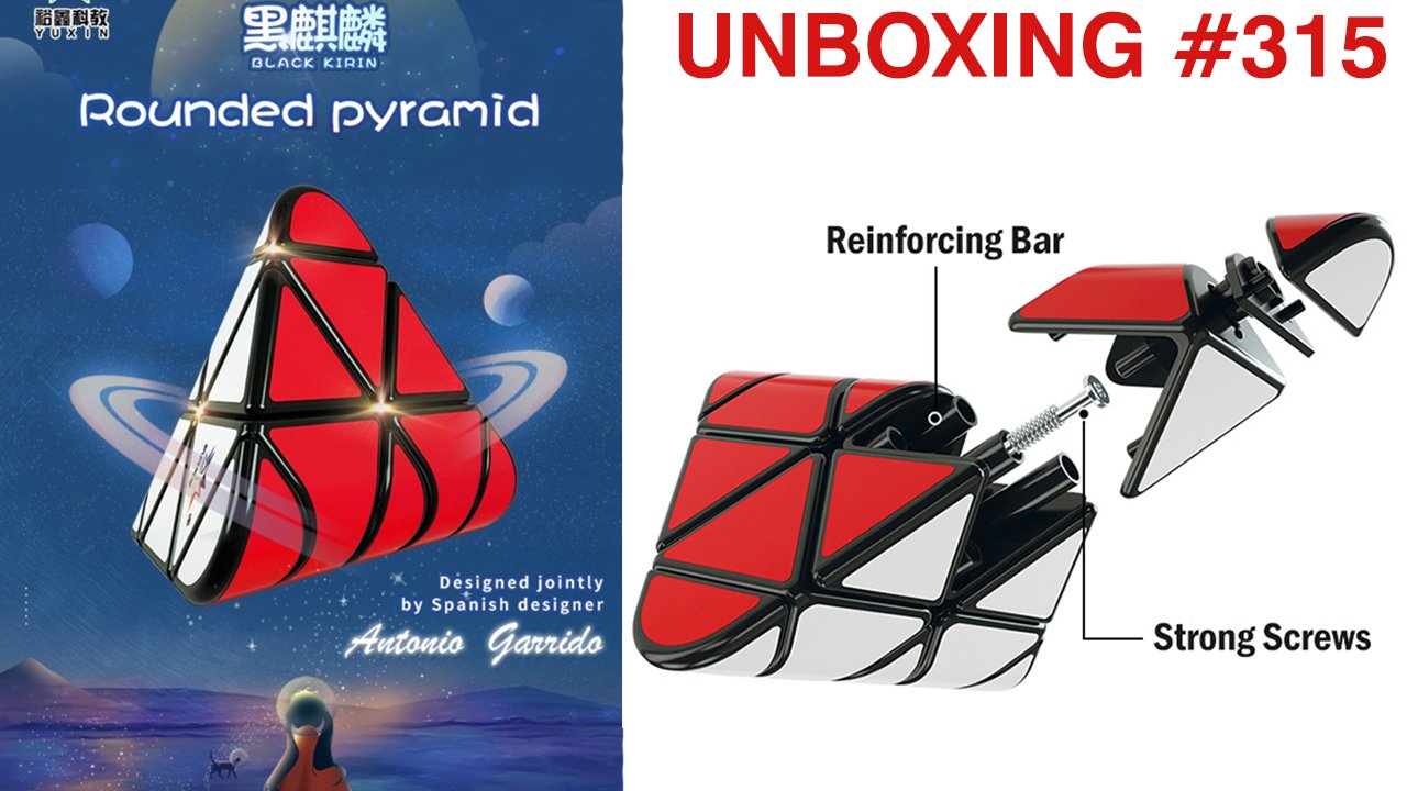 Unboxing №315 YuXin Rounded Pyramid | Penrose Pyraminx. Обзор смотреть онлайн