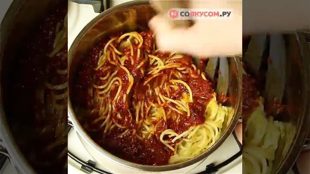 Спагетти «Гнездышки» - Рецепты от Со Вкусом смотреть онлайн