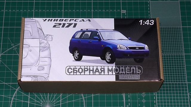 "Лада Приора"- обзор сборных моделей фирмы "Gorky Models" в 1/43 масштабе. смотреть онлайн