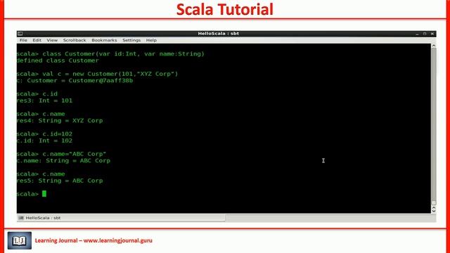 Scala Tutorial - Object Oriented Introduction смотреть онлайн
