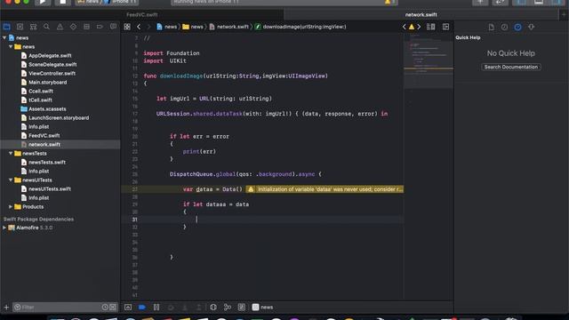 Download Image Using URLSession DataTask & Dispatch Queues Swift смотреть онлайн