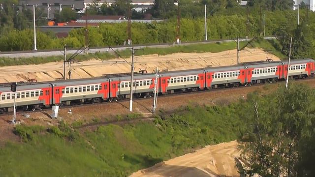ЭД2Т-0020 Подольск (мост через р. Пахра) смотреть онлайн
