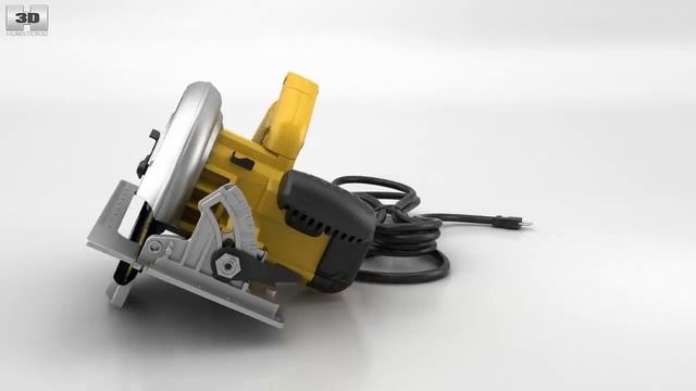 Dewalt Circular Saw 3D model by Humster3D.com смотреть онлайн