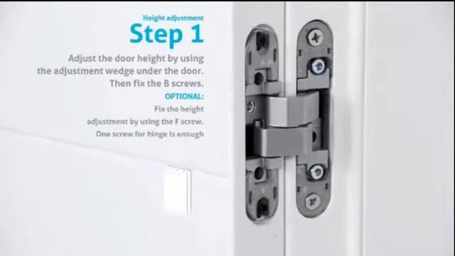 Регулировка петель HH-1/HH-2