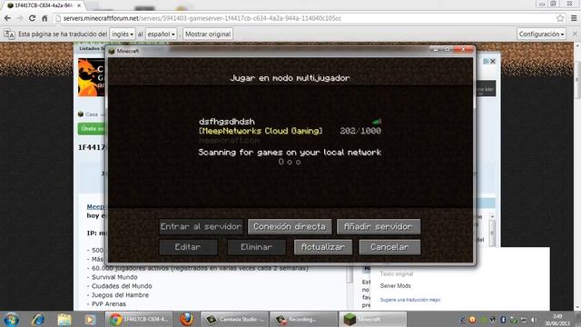Como jugar Minecraft ONLINE [Multijugador] [2013] смотреть онлайн