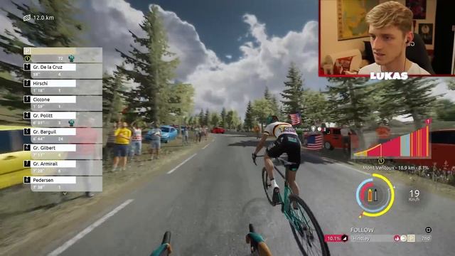 My Tour #1: MOUNT VENTOUX! Tour De France 2022 PS4/PS5 (TDF Gameplay) смотреть онлайн