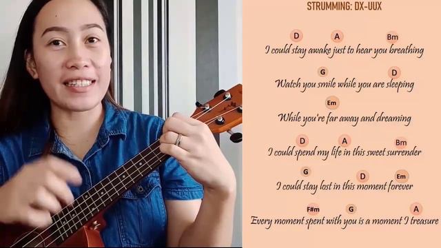 I DON'T WANT TO MISS A THING UKULELE TUTORIAL смотреть онлайн