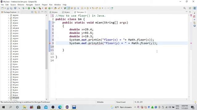 How to use floor function in JAVA programming language (Bangla) . Part - 7 смотреть онлайн