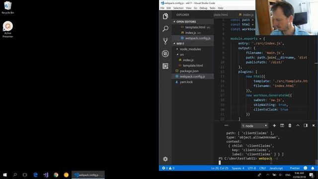 Workbox Offline Apps using Webpack смотреть онлайн