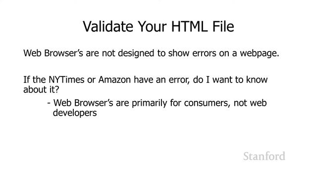 Stanford CS105 | 2021 | Lecture 7.3 Intro to HTML: Creating a Webpage Step-by-Step смотреть онлайн