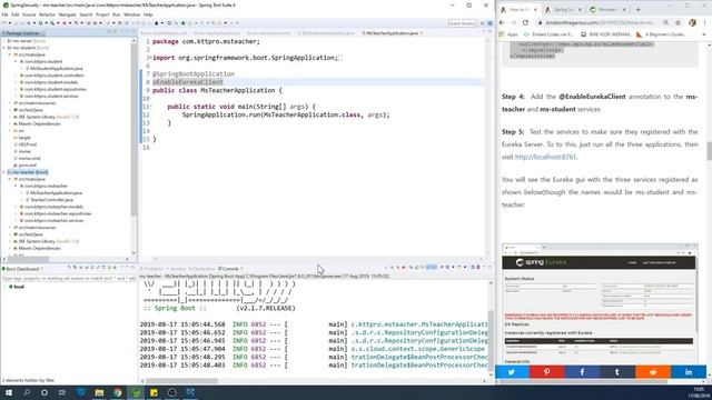How to Build Microservices with Eureka Step by Step Tutorial смотреть онлайн