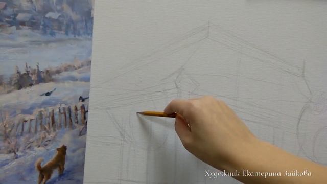 ХУДОЖНИК ПИШЕТ КАРТИНУ. Про железную дорогу смотреть онлайн