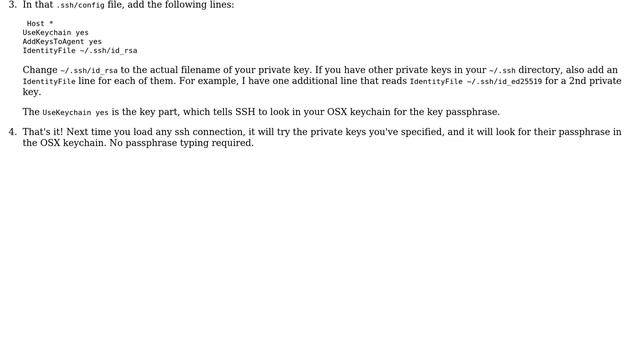 How can I permanently add my SSH private key to Keychain so it is automatically available to ssh? смотреть онлайн
