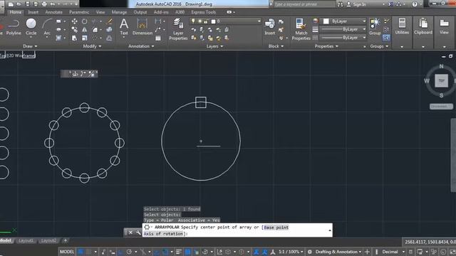 Autodesk Autocad tutorial | How to use Array command in autocad ? |Array command in autocad tutoria смотреть онлайн