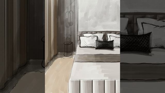 Interior Sketch Process смотреть онлайн