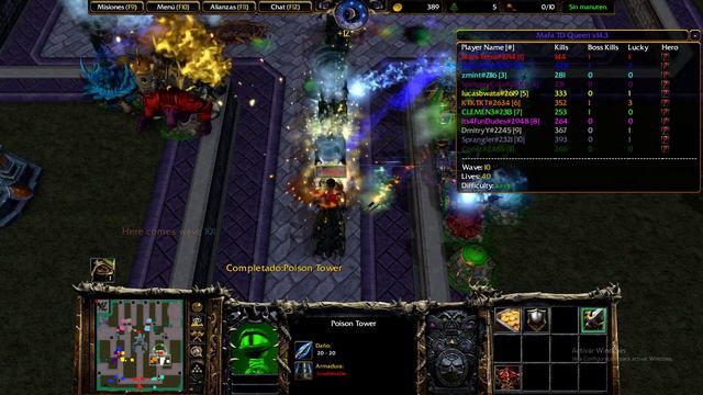 Warcraft III REFORGED MAFA TD QUEEN смотреть онлайн