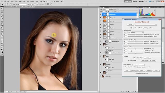 Glamour Glow Plugin - Blending Modes смотреть онлайн