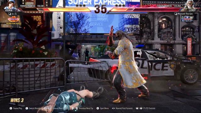 Asuka VS Leroy | Tekken 8 Ranked (Mighty Ruler)