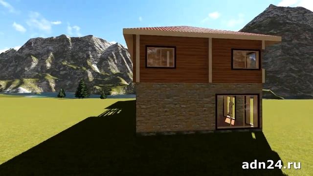 Проект дома шале дуплекс смотреть онлайн